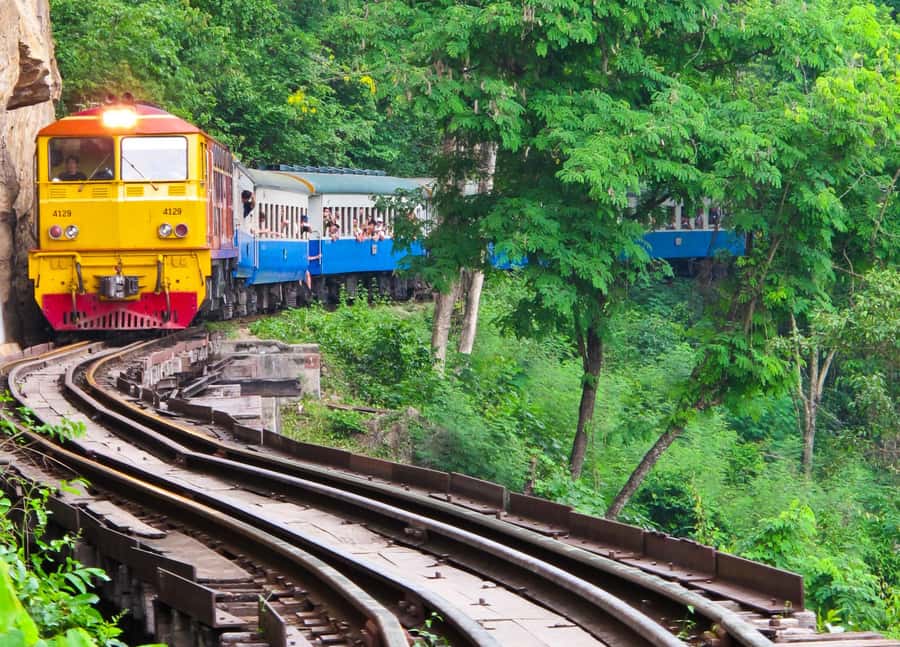 3-Day River Kwai, Floating Market and Erawan Waterfalls - Erawan Falls and the seven-level climb