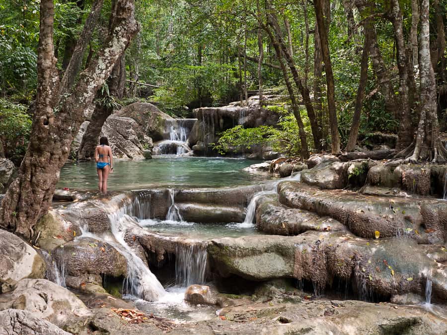 3-Day River Kwai, Floating Market and Erawan Waterfalls - Guide service, transport, and daily pace