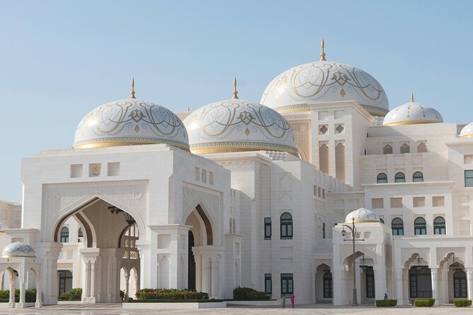 Abu Dhabi City Tour: Grand Mosque, Palace, Souk, Louvre & Ferrari - Yas Mall, Ferrari World, and the fast modern finish
