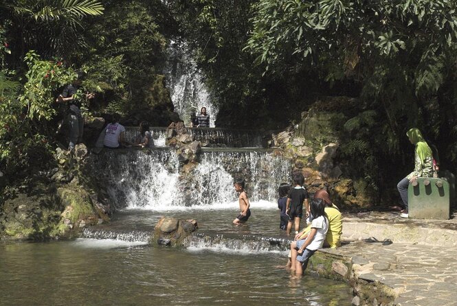 Active Volcano, Rice Field, Hot Spring, Fruit market, Tea Plantation with Lunch - Rice fields and a short village visit near Subang