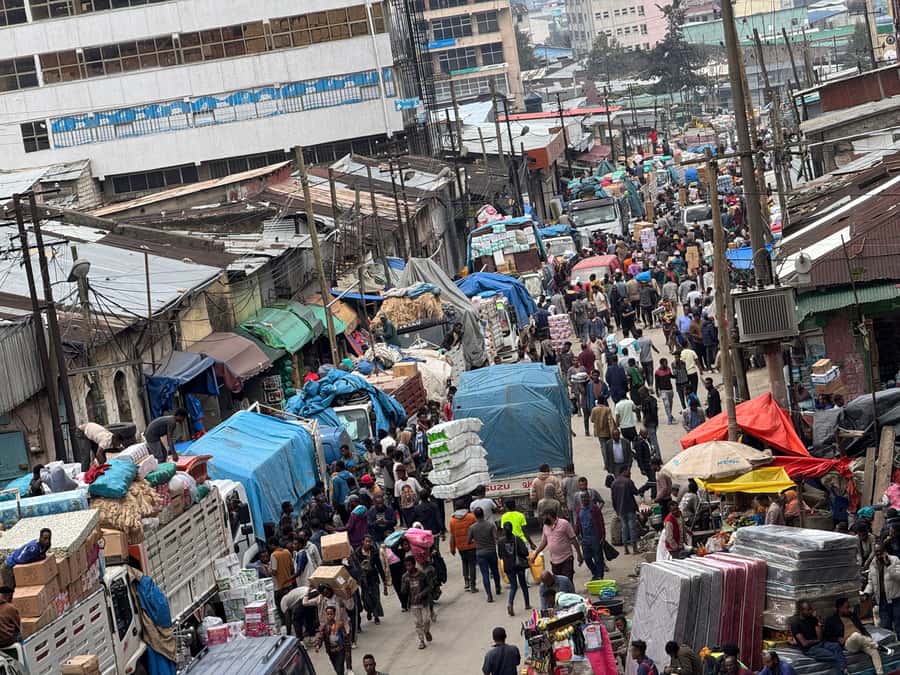 Addis Ababa: Mercato Market and Sightseeing Tour - St. George Cathedral and the Tabot story