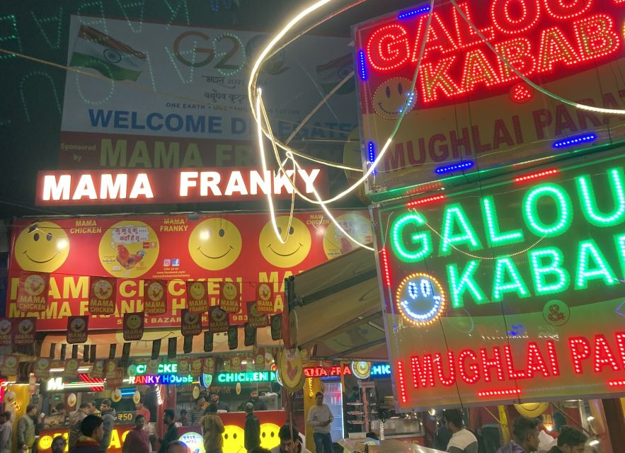 Agra: Sadar Bazar Food Market Night Walking Tour by Tuk-Tuk - Walking the narrow lanes of Sadar Bazar