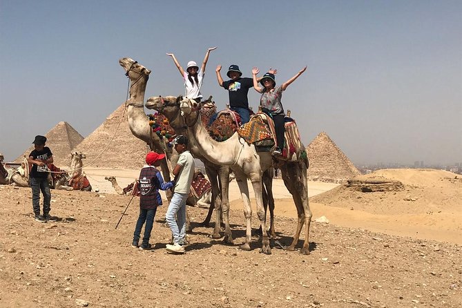 All inclusive 12 Hrs Giza Pyramids, Sphinx Egyptian museum Market Dinner cruise - A full Cairo day, from pyramids to the Nile