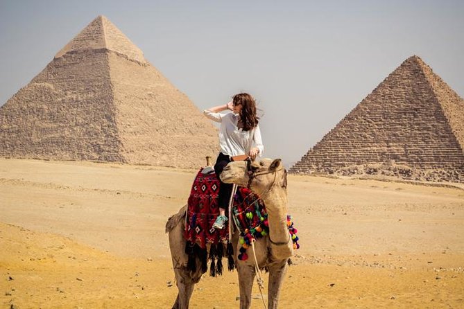 All inclusive 12 Hrs Giza Pyramids, Sphinx Egyptian museum Market Dinner cruise - Browsing Khan Al-Khalili for two hours
