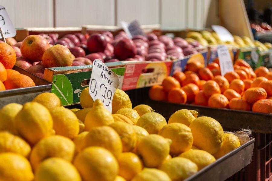 Athens: Food Market Visit and Cooking Class with Wine - A short walk through Varvakios Agora
