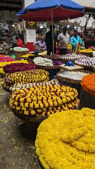 Bangalore Walking Tour KR Flower Market,Fort,Tippu palace - Key points to know before booking