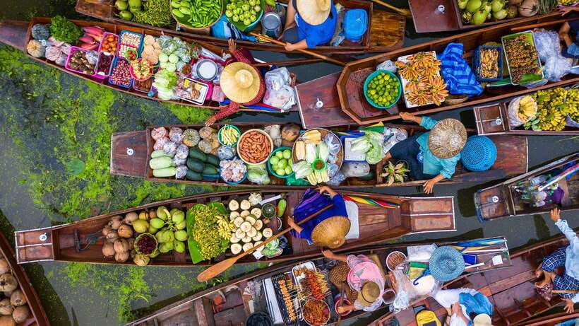 Bangkok: Damnoen Saduak and Train Market with Boat Ride - Meeting at CentralWorld and choosing your departure