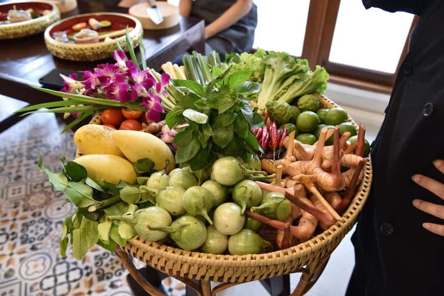 Bangkok: Hands-on Thai Cooking Class & Market Tour in Sathon - Fresh Food, Full Portions, and the Value of $45