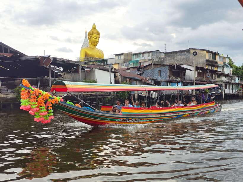 Bangkok Long Boat Canal a Big Buddha & Culture Markets Tour - Walking Khlong Bang Luang gives the tour its local character