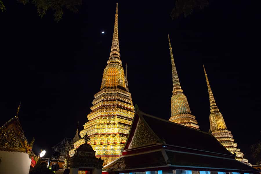 Bangkok: Markets, Temples and Food Night Tour by Tuk Tuk - The Big Swing, Chinatown, and the changing city view