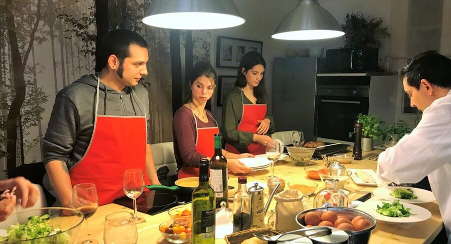 Barcelona: Paella Cooking Workshop and Market Tour - Ten tapas and a short lesson in Spanish food