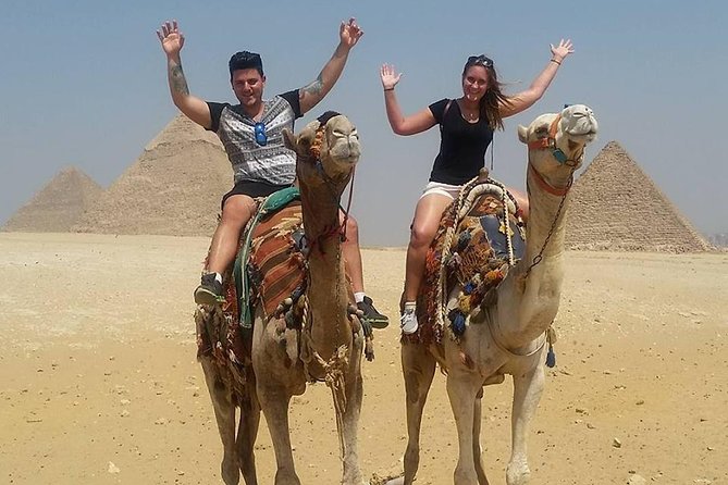 Best tour to Giza Pyramids, Egyptian Museum, Bazaar and Felucca - Giza Pyramids, Sphinx, and a camel ride