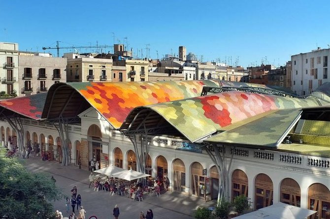 Boqueria & St Caterina Markets with Food & Tapas Small Group Tour - Starting at Plaça Reial and walking toward La Boqueria