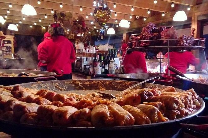 Budapest Christmas Market Tour with Basilica visit & Chimney cake - Chimney cake, lángos, and warming drinks