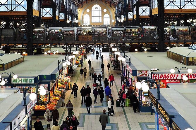 Budapest Great Market Hall Chef‑Led Private Tasting Tour - Langos, sausage, and the savory side