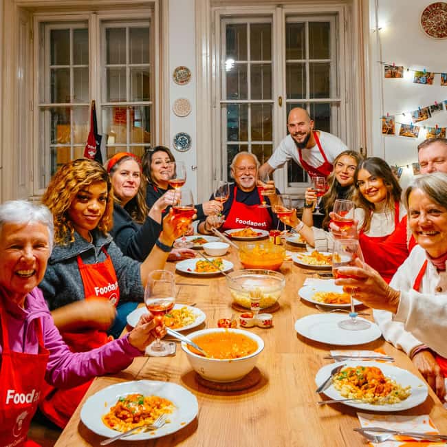 Budapest: Small-Group Cooking Class & Market Tour with Local - From market stalls to a family kitchen