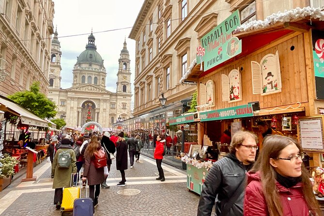 Budapest Wonderland - A Christmas Market Tour with Chimney Cake & Mulled Wine - Vörösmarty Square, the lively finish
