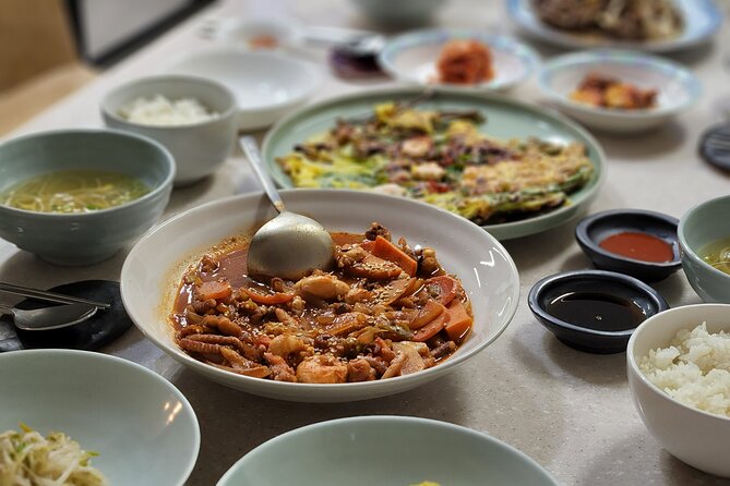 Busan Local Food Cooking Class with Market Tour - Eating your own Busan meal