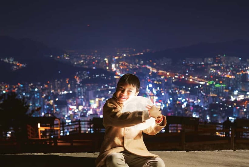 Busan Night Tour: Market, Skywalk & Optional SnapShot - Hwangnyeongsan Observatory and the 360-degree finish