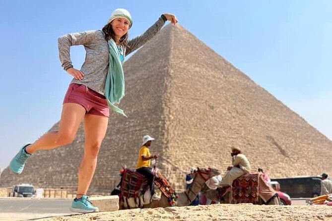 Cairo 8 Hour Private Tour Giza Pyramids, Egyptian Museum & Bazaar - The Giza Plateau and its three royal tombs