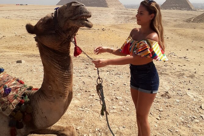 Cairo 8 Hour Private Tour of Pyramids, Egyptian Museum and Bazaar - Lunch breaks up a long day