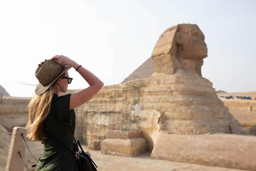 Cairo: Female-Guided Pyramids, Sphinx & Museum City Tour - The panoramic viewpoint and optional rides