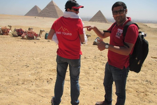 Cairo Layover excursion to Giza Pyramids Sphinx Coptic Cairo & Bazaar - Khan El Khalili: one hour for Cairo shopping