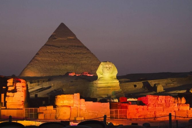 Cairo Layover Tours To Giza Pyramids Egyptian Museum Bazaar Sound And Light Show - What the $65 price really covers
