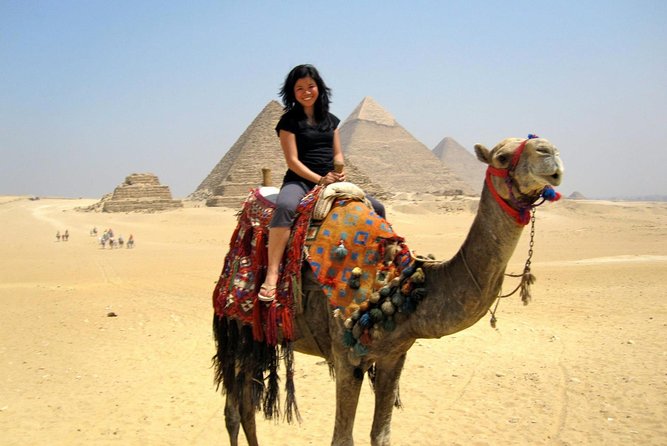 Cairo Layover Tours To Giza Pyramids Egyptian Museum Bazaar Sound And Light Show - The Sphinx and Valley Temple add the human detail