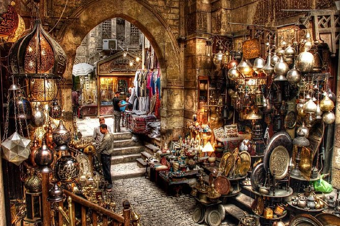 Cairo Layover Trips to Giza Pyramids Islamic Cairo & Khan Khalili Bazaar - The Sphinx and Valley Temple