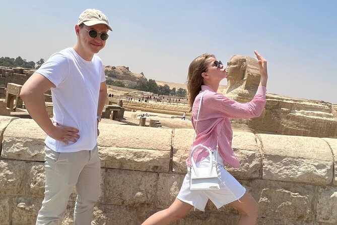 Cairo Private stop over to Giza Pyramids & sphinx, Local Market & Lunch - An Egyptologist guide changes the pace