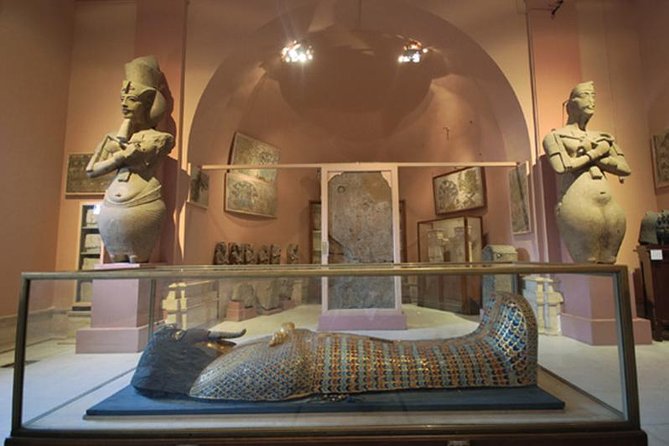 Cairo Sightseeing Tour (Giza Pyramids + Museum + Khan el Khalili Bazaar) - Egyptian Museum: from monumental stone to royal objects