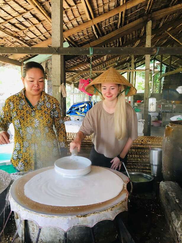 Can Tho: Authentic Floating Market, Wild Canal system, Cocoa - A walk through fruit country near Mỹ Khánh