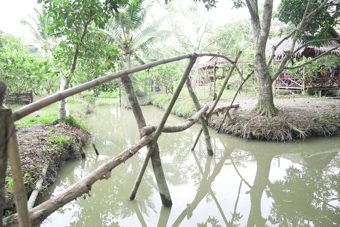 Can Tho Floating Market and Fruit Garden Tour - A quiet cruise through a small canal