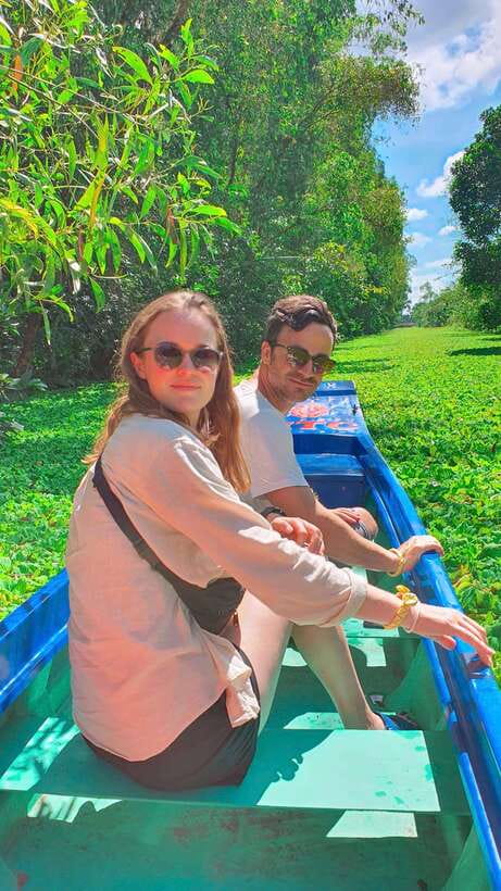Can Tho: Floating Market & Lung Ngoc Hoang Nature Reserve - A family noodle house with color and handwork