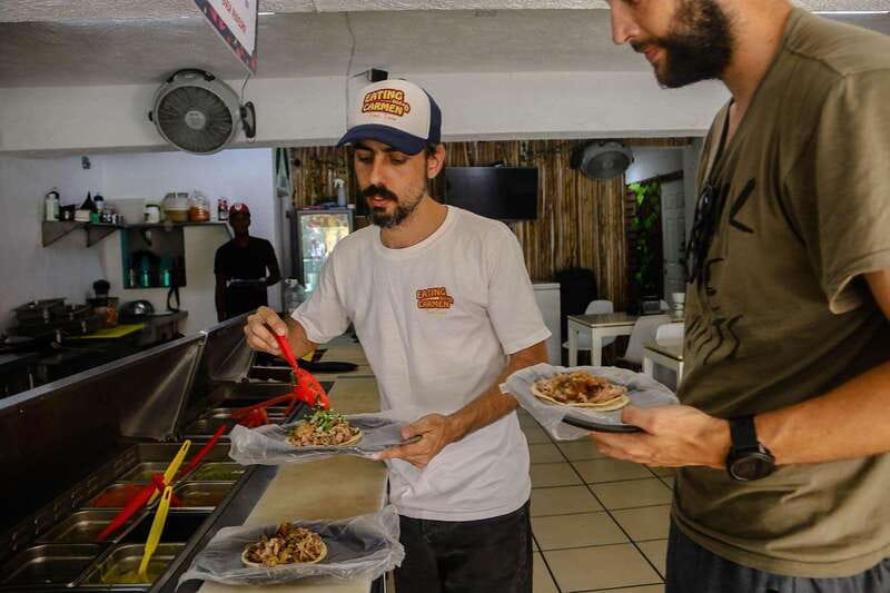 Cancun: 3-Hour Food Tour, Visit to the Market & Street Art - Quesadillas and salbutes continue the route