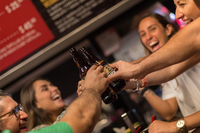 Cancun Taco Tour, Local Beer and Night Market with Transportation - El Parque de las Palapas and the night market finish
