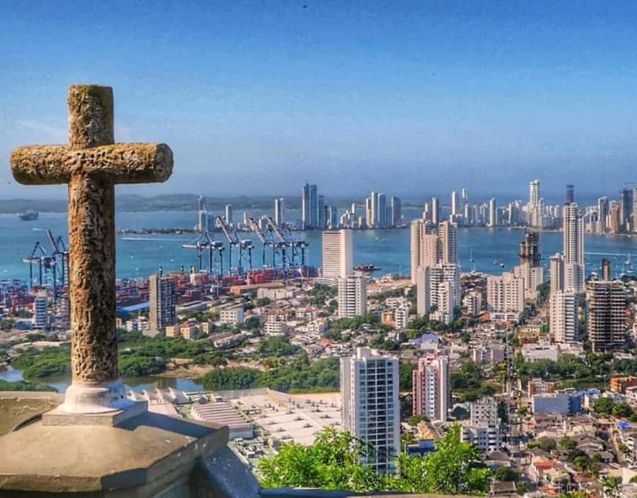 Cartagena: Bazurto Market & La Popa Convent Tour with Lunch - La Popa Convent and the View from Above