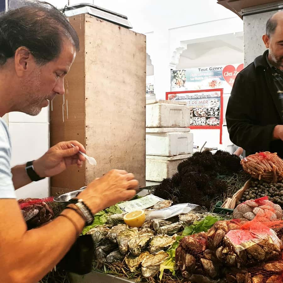 Casablanca: Central Market Food Tour with Tastings and Lunch - La Sqala provides a polished finish
