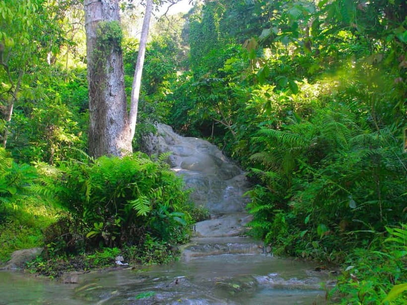 Chiang Mai: Sticky Waterfall by Local Truck with Market Stop - Climbing the 90-minute to two-hour waterfall
