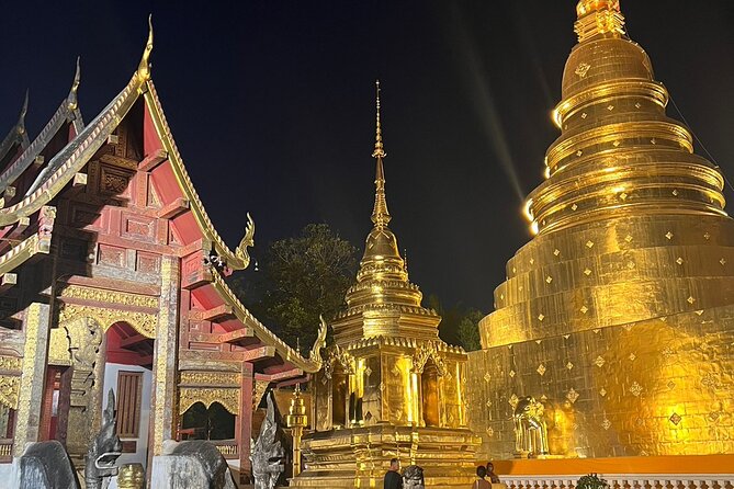 Chiang Mai Temples and Market Tuk-Tuk Evening Night Tour - Wat Chedi Luang and the great ruined stupa