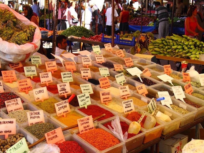 City of Side: Manavgat River Boat Lunch Cruise & Bazaar Tour - Lunch on board: simple, not gourmet