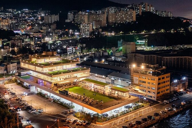 Colors of Busan: Sky Capsule, Jagalchi Market & Night Views - P.ARK Café and Busan after dark