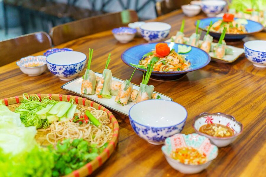 Da Nang Cooking: Market tour, farming, and cooking class - What the hands-on cooking class is like