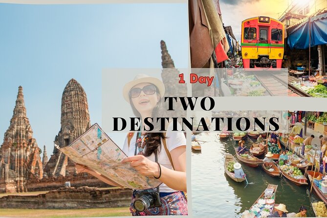 Damnoen Saduak Floating Market & Ayutthaya Tour from Bangkok - Damnoen Saduak by traditional long-tail boat