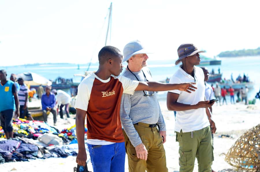 Dar es salaam Fish Market Adventure - From market table to cleaning station