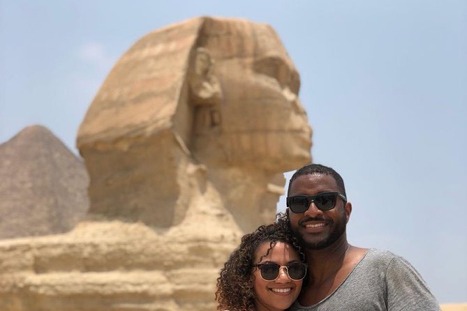 Day Tour to Giza pyramids sphinx Egyptian museum bazaar camel ride Nile cruise - Giza begins with Egypt’s biggest icons
