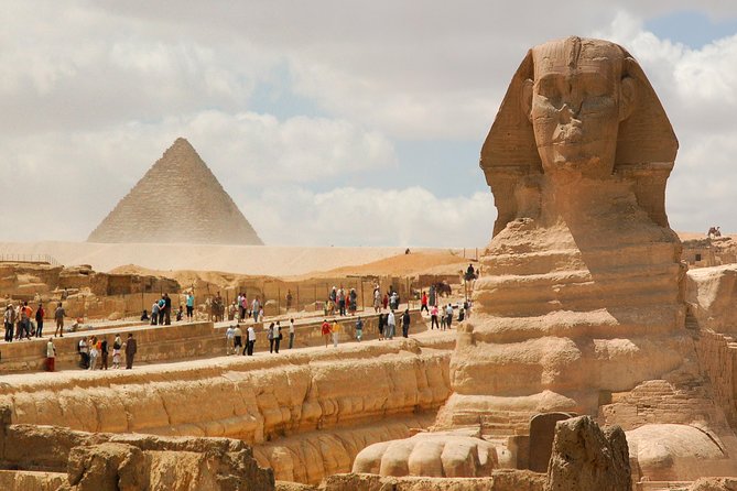 Day Tour to Giza pyramids sphinx Egyptian museum bazaar camel ride Nile cruise - Two hours on the Nile with dinner and entertainment