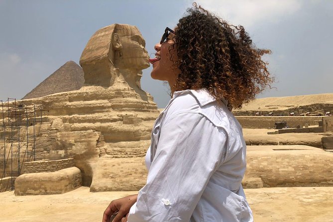 Day Tour to Giza pyramids sphinx Egyptian museum bazaar camel ride Nile cruise - Why the private guide matters