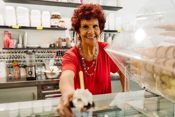 Devour Rome Testaccio Market Food Tour - Finishing with fresh gelato at Brivido Gelateria